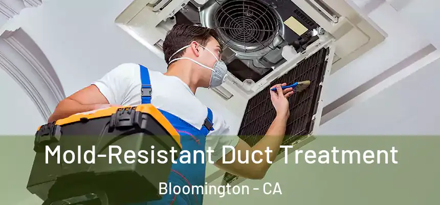 Mold-Resistant Duct Treatment Bloomington - CA